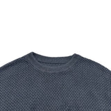 フォクシー FOXEY リネンクロス半袖ニットセーター 39676 ネイビー リネン レディース セーター