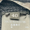 フォクシー FOXEY リネンクロス半袖ニットセーター 39676 ネイビー リネン レディース セーター