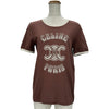 セリーヌ CELINE 70sロゴ半袖Tシャツ 2X97I671Q ブラウン コットン レディース 半袖Ｔシャツ
