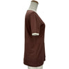 セリーヌ CELINE 70sロゴ半袖Tシャツ 2X97I671Q ブラウン コットン レディース 半袖Ｔシャツ