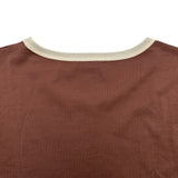 セリーヌ CELINE 70sロゴ半袖Tシャツ 2X97I671Q ブラウン コットン レディース 半袖Ｔシャツ