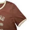セリーヌ CELINE 70sロゴ半袖Tシャツ 2X97I671Q ブラウン コットン レディース 半袖Ｔシャツ