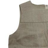 フォクシー FOXEY Linen Drop ノースリーブワンピース 34206 ベージュ リネン レディース ワンピース