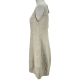 フォクシー FOXEY Linen Drop ノースリーブワンピース 34206 ベージュ リネン レディース ワンピース