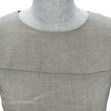 フォクシー FOXEY Linen Drop ノースリーブワンピース 34206 ベージュ リネン レディース ワンピース