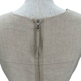 フォクシー FOXEY Linen Drop ノースリーブワンピース 34206 ベージュ リネン レディース ワンピース