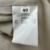 フォクシー FOXEY Linen Drop ノースリーブワンピース 34206 ベージュ リネン レディース ワンピース