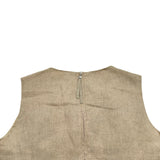 フォクシー FOXEY Dress GADENIA リネンノースリーブ 38115 ベージュ リネン レディース ワンピース