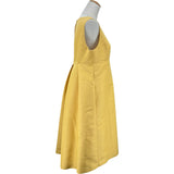 フォクシー FOXEY Dress Guimauve ノースリーブワンピース 40656 イエロー ウール レディース ワンピース