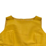 フォクシー FOXEY Dress Guimauve ノースリーブワンピース 40656 イエロー ウール レディース ワンピース