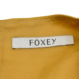 フォクシー FOXEY Dress Guimauve ノースリーブワンピース 40656 イエロー ウール レディース ワンピース