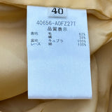 フォクシー FOXEY Dress Guimauve ノースリーブワンピース 40656 イエロー ウール レディース ワンピース