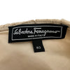 サルヴァトーレ・フェラガモ Salvatore Ferragamo コットンレースノースリーブワンピース ベージュ コットン レディース ワンピース