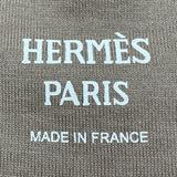 エルメス HERMES ビットプリント半袖Tシャツワンピース 4H4517DA カーキ コットン レディース ワンピース