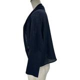 フォクシー FOXEY HALF MOON シアーボレロカーディガン 40754 ネイビー リネン レディース カーディガン