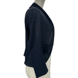 フォクシー FOXEY HALF MOON シアーボレロカーディガン 40754 ネイビー リネン レディース カーディガン
