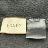 フォクシー FOXEY スノーミスト フォックスファーウールジレベスト 36299 ブラック ウール レディース ベスト