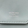 バレンシアガ BALENCIAGA エンベロープコンパクトウォレット 736730 グレー レザー ユニセックス 三つ折り財布