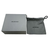 バレンシアガ BALENCIAGA エンベロープコンパクトウォレット 736730 グレー レザー ユニセックス 三つ折り財布