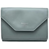 バレンシアガ BALENCIAGA エンベロープコンパクトウォレット 736730 グレー レザー ユニセックス 三つ折り財布