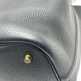 エルメス HERMES ピコタンロックMM Y刻印 ブラック ゴールド金具 トリヨン レディース ハンドバッグ