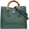 グッチ GUCCI ダイアナミディアムトートバッグ 853226 グリーン ゴールド金具 レザー レディース ショルダーバッグ