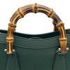 グッチ GUCCI ダイアナミディアムトートバッグ 853226 グリーン ゴールド金具 レザー レディース ショルダーバッグ