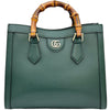 グッチ GUCCI ダイアナミディアムトートバッグ 853226 グリーン ゴールド金具 レザー レディース ショルダーバッグ