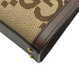 グッチ GUCCI ダイアナミニトートバッグ 655661 ブラウン ゴールド金具 ジャンボGGキャンバス レディース トートバッグ