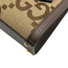 グッチ GUCCI ダイアナミニトートバッグ 655661 ブラウン ゴールド金具 ジャンボGGキャンバス レディース トートバッグ