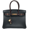 エルメス HERMES バーキン30 パーソナルオーダー K刻印 ブラック/プルーン トゴ レディース ハンドバッグ