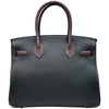 エルメス HERMES バーキン30 パーソナルオーダー K刻印 ブラック/プルーン トゴ レディース ハンドバッグ