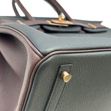 エルメス HERMES バーキン30 パーソナルオーダー K刻印 ブラック/プルーン トゴ レディース ハンドバッグ