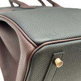エルメス HERMES バーキン30 パーソナルオーダー K刻印 ブラック/プルーン トゴ レディース ハンドバッグ