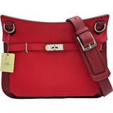 エルメス HERMES ジプシエール28 ▢R刻印 ルージュカザック/ルーズアッシュ シルバー金具 トリヨンクレマンス レディース ショルダーバッグ