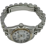 ロレックス ROLEX デイトジャスト26 179174NGS ホワイトシェル/サファイア ホワイトゴールド/ステンレススチール 自動巻き レディース 腕時計