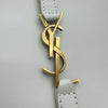 サンローラン SAINT LAURENT ル･サンカセットミニパーティカルショルダー 735214 アイボリー ゴールド金具 カーフ レディース ショルダーバッグ