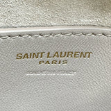 サンローラン SAINT LAURENT ル･サンカセットミニパーティカルショルダー 735214 アイボリー ゴールド金具 カーフ レディース ショルダーバッグ