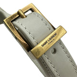 サンローラン SAINT LAURENT ル･サンカセットミニパーティカルショルダー 735214 アイボリー ゴールド金具 カーフ レディース ショルダーバッグ