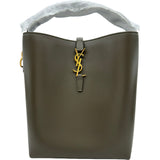 サンローラン SAINT LAURENT ル・トロントセットバケットバッグ 742828 カーキ ゴールド金具 レザー レディース ハンドバッグ