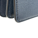 フェンディ FENDI ピーカブーアイシーユーエックスクロス 7VA582 ネイビー シルバー金具 レザー レディース ショルダーバッグ