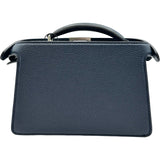 フェンディ FENDI ピーカブーアイシーユーエックスクロス 7VA582 ネイビー シルバー金具 レザー レディース ショルダーバッグ