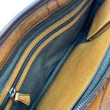ベルルッティ Berluti アンジュール ブリーフケース ブラウン系 シルバー金具 ヴェネチアレザー メンズ ブリーフケース