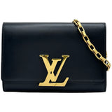 ルイ・ヴィトン LOUIS VUITTON ポシェット・ルイーズ MM M41279 ノワール カーフレザー レディース ショルダーバッグ