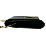 ルイ・ヴィトン LOUIS VUITTON ポシェット・ルイーズ MM M41279 ノワール カーフレザー レディース ショルダーバッグ