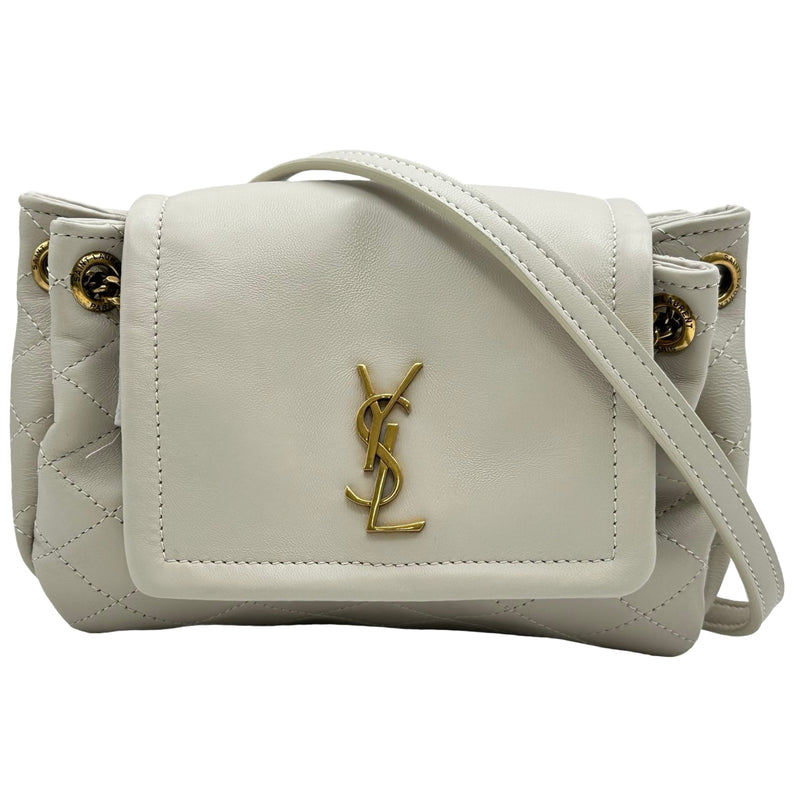 サンローラン SAINT LAURENT ノリータ ミニ 672738 アイボリー