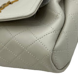 サンローラン SAINT LAURENT ノリータ ミニ 672738 アイボリー ゴールド金具 レザー レディース ショルダーバッグ
