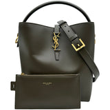 サンローラン SAINT LAURENT ル・トロントセット バケットバッグ 742828 カーキ レザー レディース ショルダーバッグ