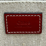 クロエ Chloe ウッディミディアムトート ベージュ レザー/キャンバス レディース トートバッグ