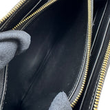 セリーヌ CELINE ロゴラウンドファスナー長財布 ブラック ゴールド金具 レザー レディース 長財布